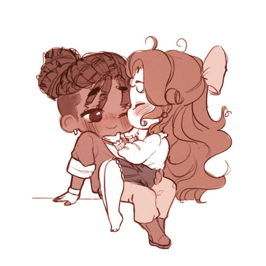 A little kiss